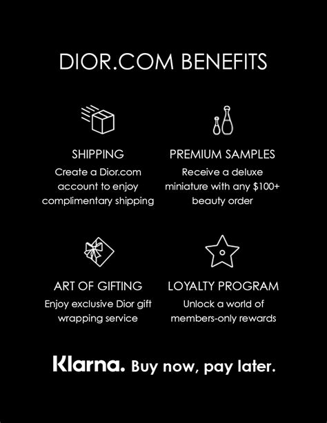 dior buy now pay later|dior clothing line.